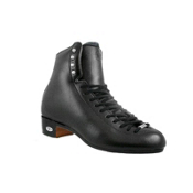 Riedell Black 25J TS Boys Figure Skate Boots
