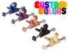 Custom Colored Aluminum Roller Skate hangars with Rims