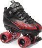 Rock skates red flame black Rock Speed Skates