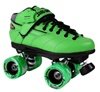 Sure-Grip Rebel Twister Roller Skates - Green Boot