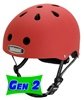 Nutcase Fire Engine Red Skate Helmet - Gen 2