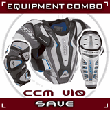 CCM Vector V10 Jr. Protective Equipment Package Combo