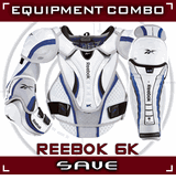 Reebok 6K Kinetic Fit Jr. Hockey Equipment Combo