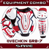 CCM Ovechkin GR8-7 Jr. Hockey Equipment Package Combo