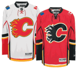 Calgary Flames RBK Edge Jr. Premier Hockey Jersey