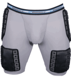Farrell Hockey 5-Pad Compression Shorts with velcro hockey sock holders