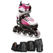 5th Element G2-100 Adjustable Girls Skates With Pads Girls Inline Skates